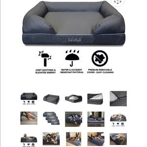 TreataDog PupLounge Memory Foam orthopedic Bed